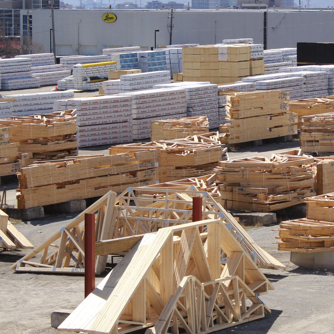 roof trusses by Tamarack Lumber Inc.